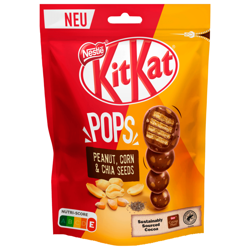 KitKat Pops Peanut, Corn & Chia Seeds 200g
